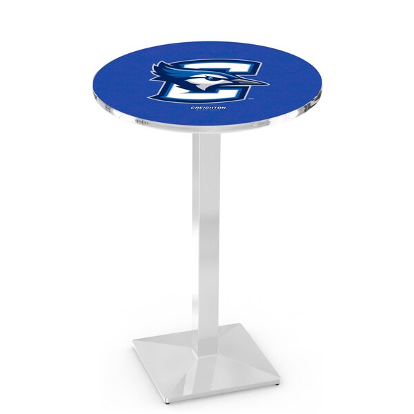 42" Chrome Creighton Pub Table